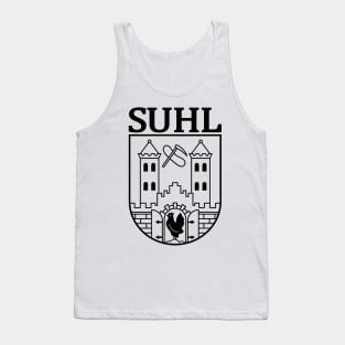 Suhl Coat of Arms (black) Tank Top